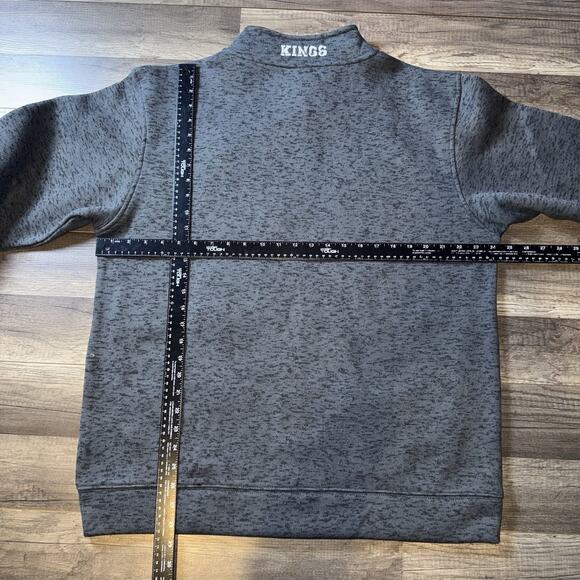 LA Kings NHL Men’s Large Full Zip Jacket Heather Gray NWT Official Licensed Prod - Picture 5 of 5